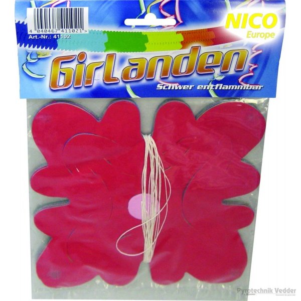 Girlanden, mehrfarbig, 4 m lang