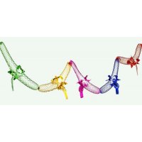 Folien-Girlanden, sortiert, 4,5 m lang