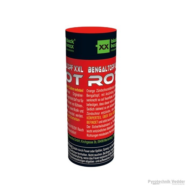 Bengaltopf XXL, Rot T1