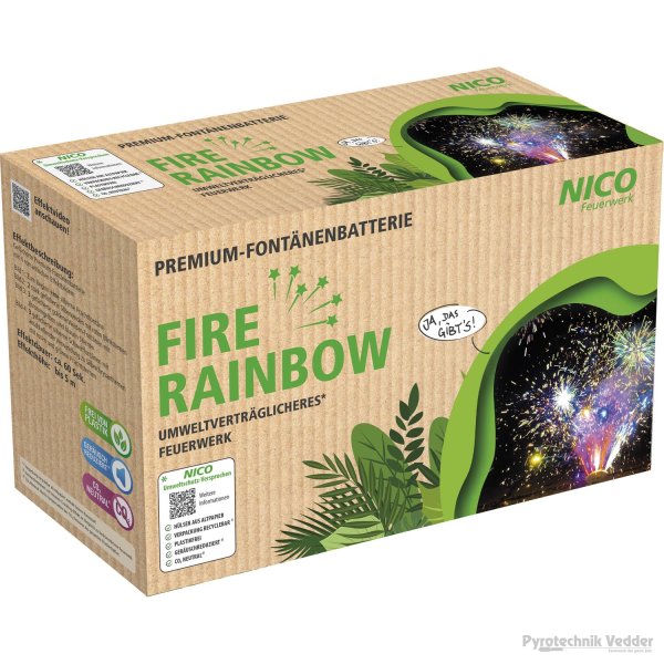 Fire Rainbow, 8er-Fontänenbatterie