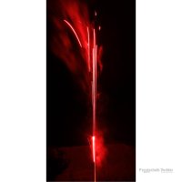 Römisches Lichterbündel Rot, 80 Schuss