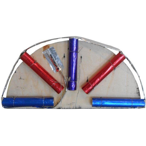 Frontstück-Halbkreis, 5 Bränder