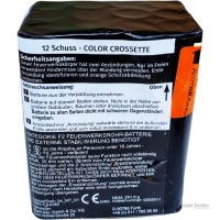 Color Crossette, 12 Schuss