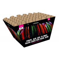 Z-Shape, blue Mine to green Falling Leaves with Silver...