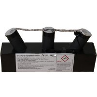 3er- Fächer Gold zu Silber mit Rot