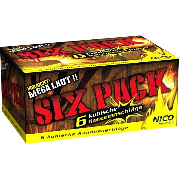 Six Pack Kanonenschlag, Kub., Kal. C, 6er-Btl.