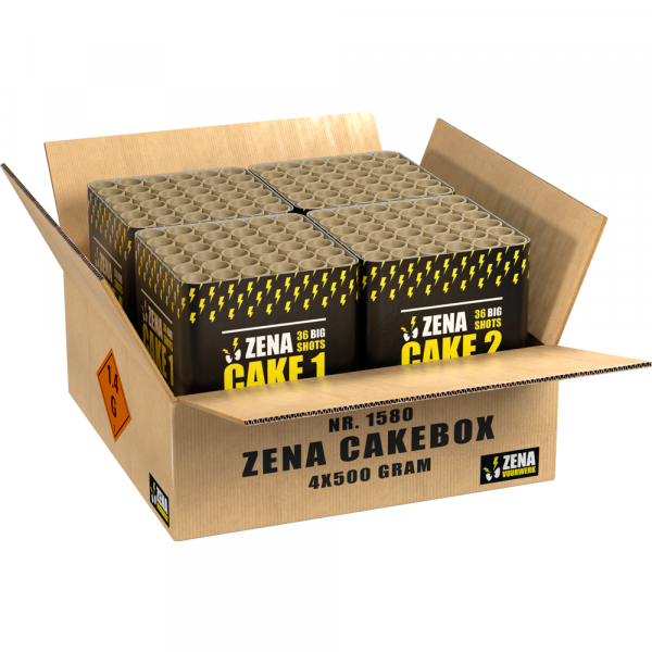 Zena Cakebox , 144 Schuss