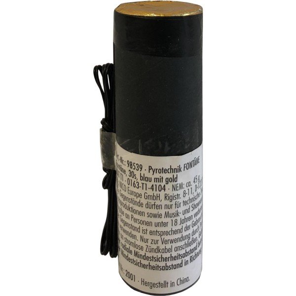 Fontäne Blau mit Gold 30S T1