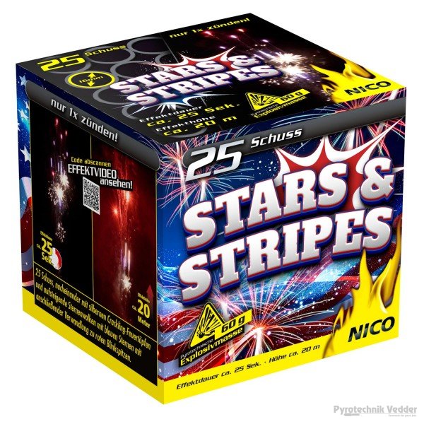 Stars and Stripes, 25 Schuss