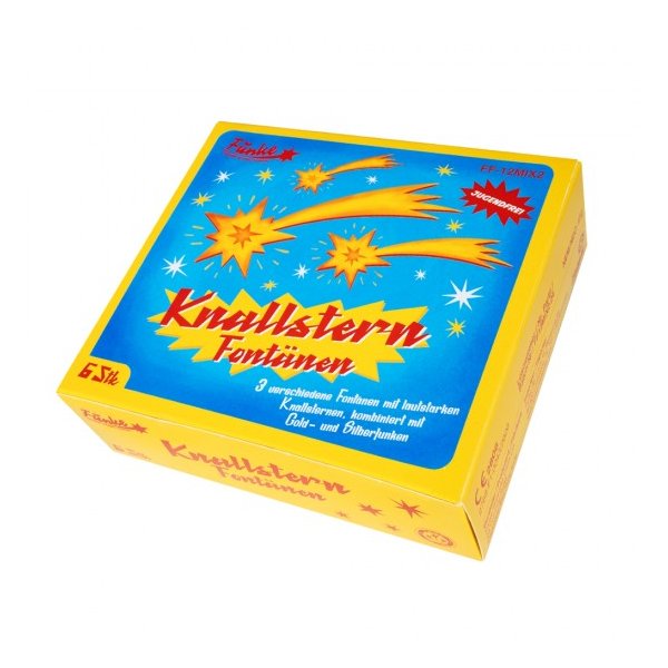 Knallstern Fontänen, 6 Stk