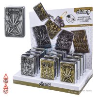 Benzinfeuerzeug Leves and Skull