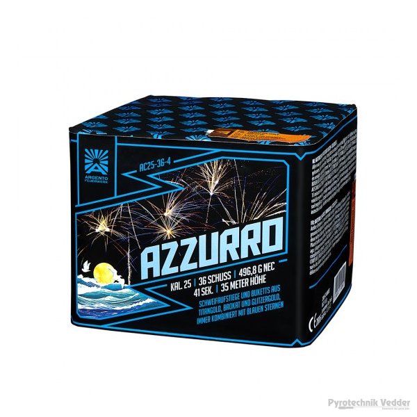 Azzurro, 36 Schuss