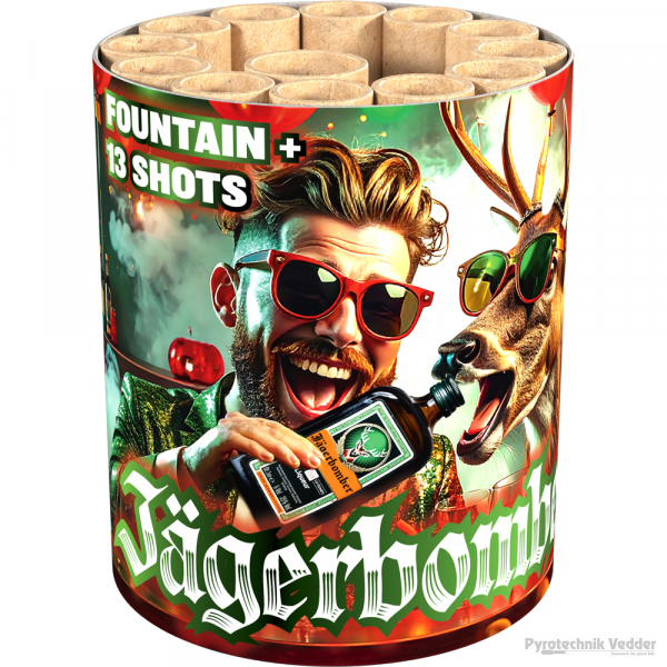 Jägerbombe, 13 Schuss